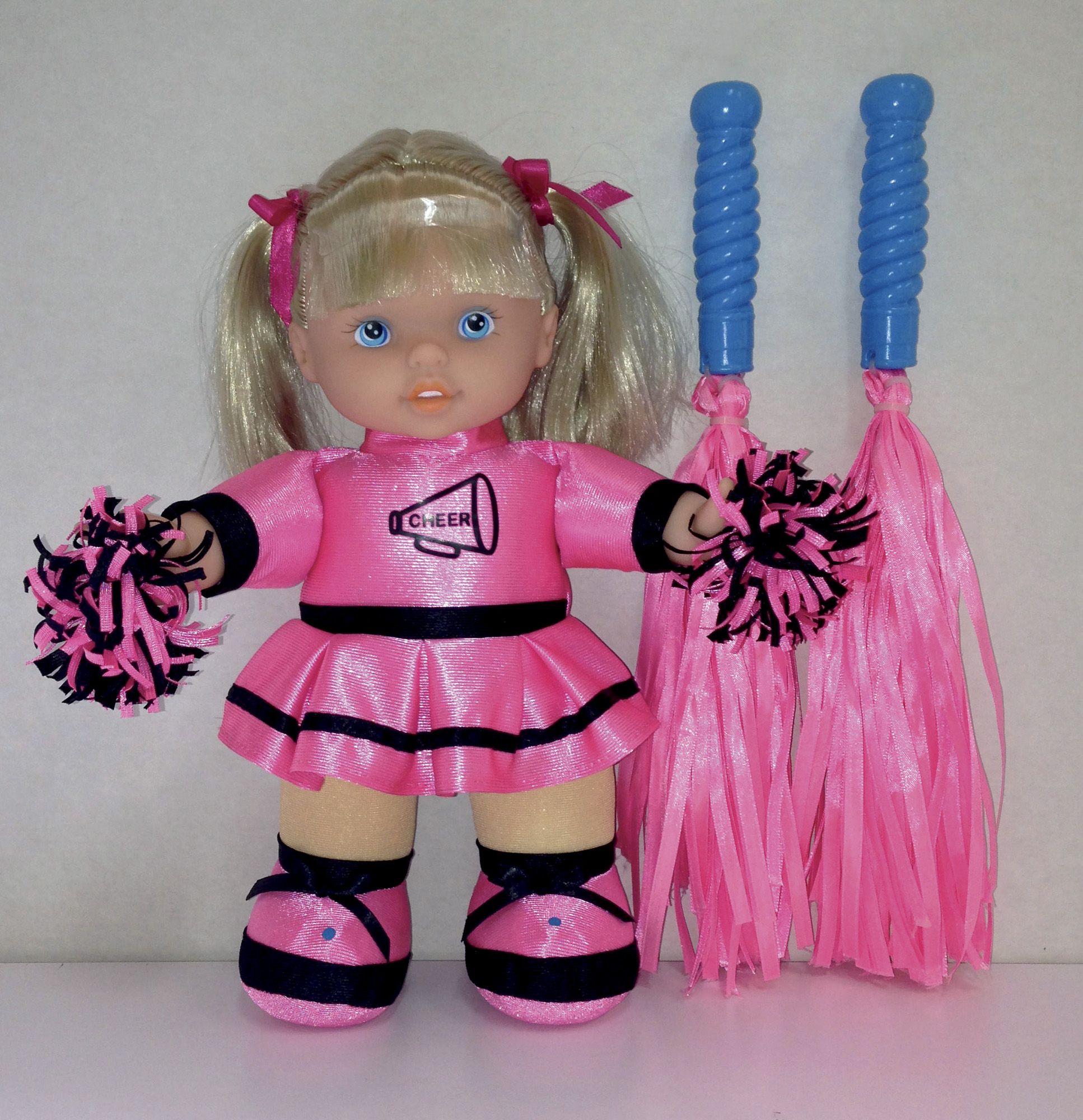 Talking sales cheerleader doll