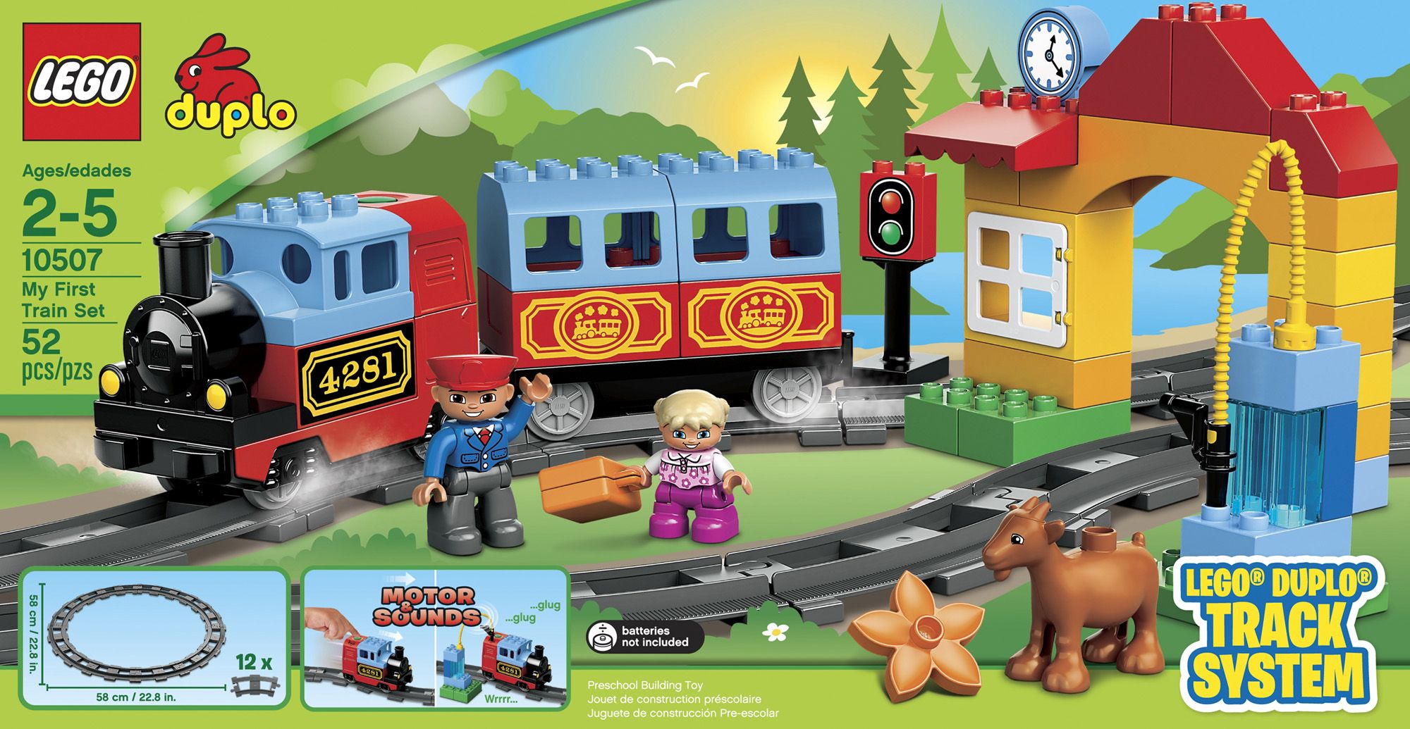 glemme Faderlig Creed Fingerhut - LEGO DUPLO My First Train Set 52-Pc. Set - 10507