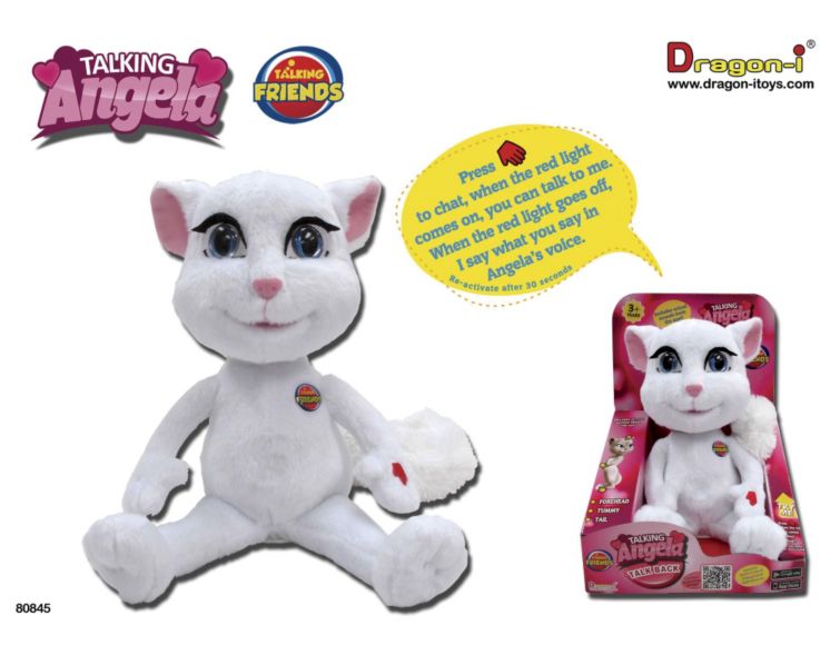 Idiom Blut Vision talking angela plush toy Floß erhöhen, ansteigen Demut