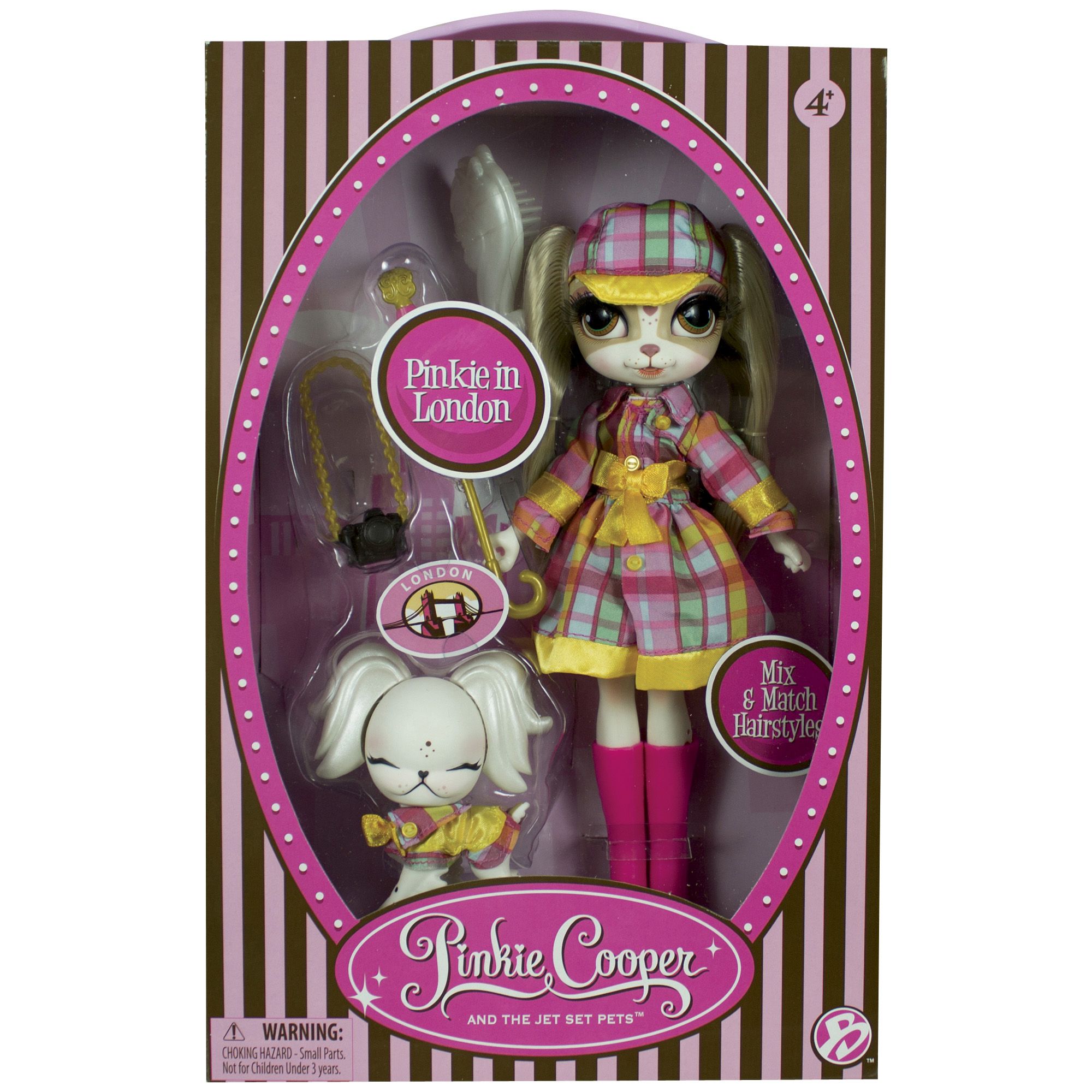 Fingerhut - Pinkie Cooper & Jet Set Pets Doll - London