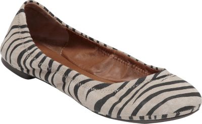 zebra ballet flats