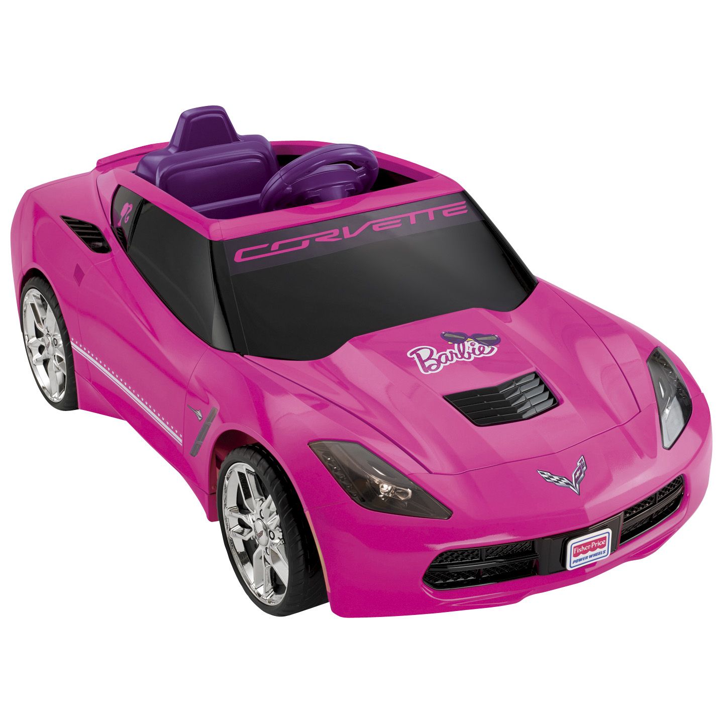 Barbie corvette hot sale power wheels