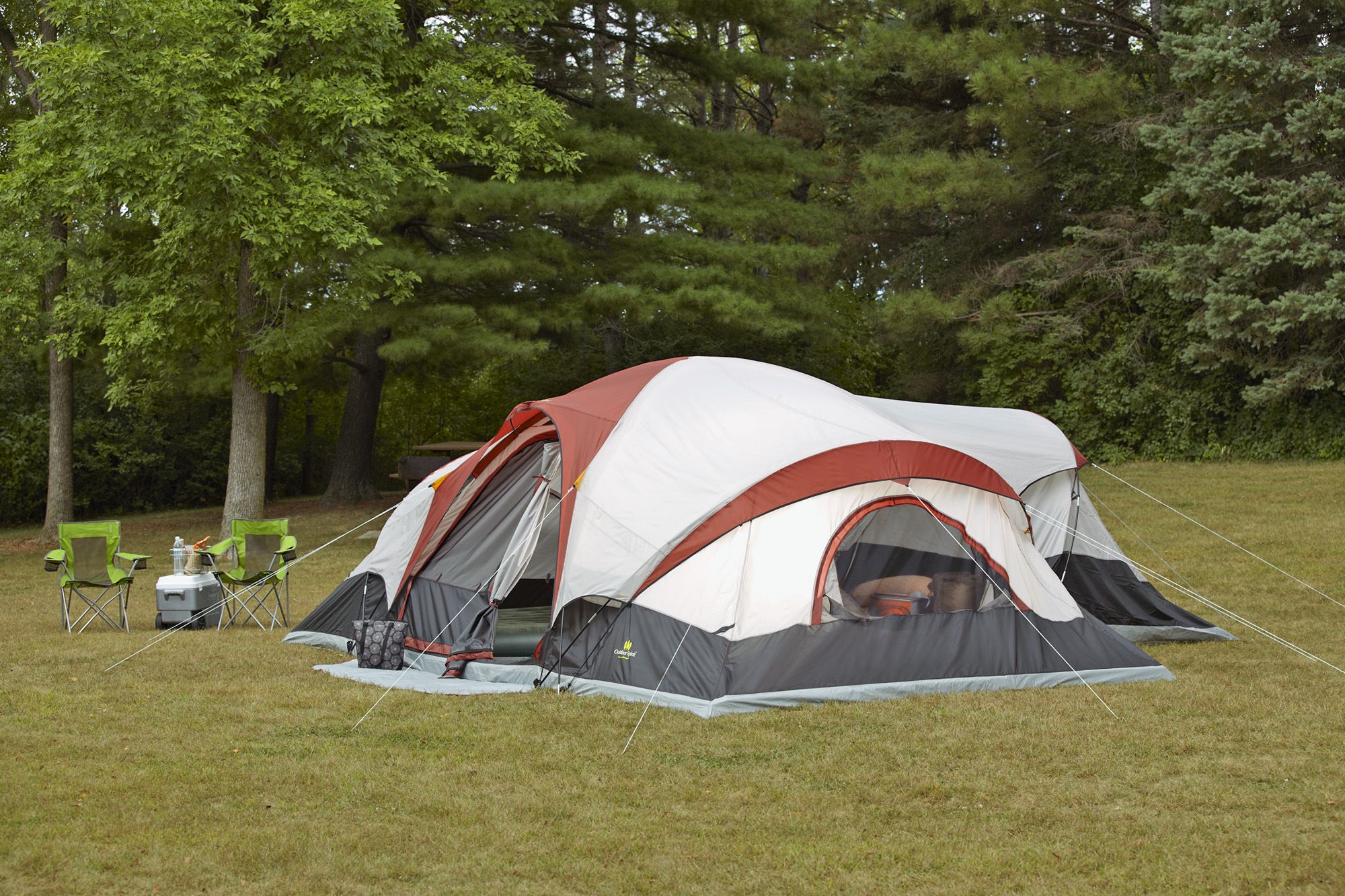 3 room Trail Family Camping Tent,12