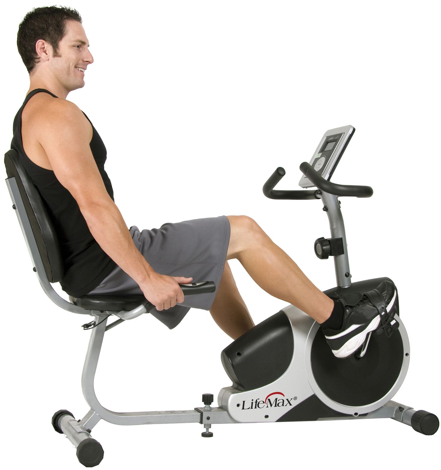 Lifemax recumbent bike on sale