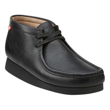 Clarks stinson hi store black suede