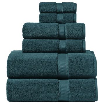 Superior Egyptian Cotton Heavyweight 6 Piece Towel Set