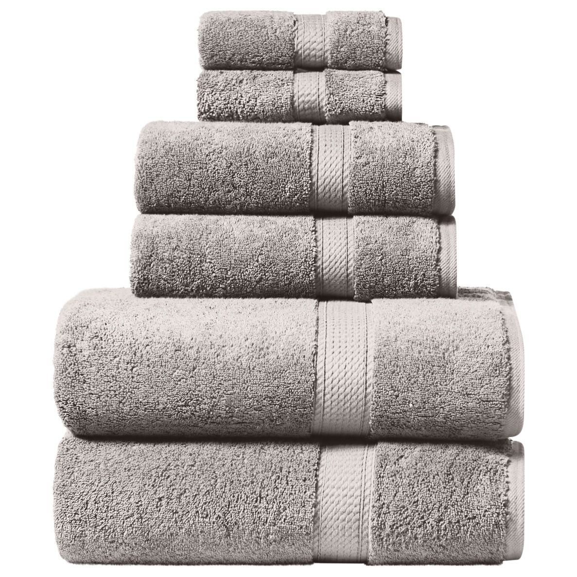 Superior Egyptian Cotton Heavyweight 6 Piece Towel Set