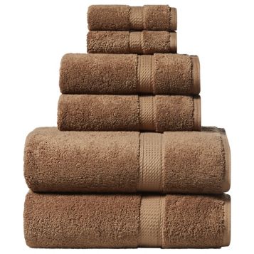 Superior 900GSM Long Staple Combed Cotton Towel Set (6-Piece): Forest Green