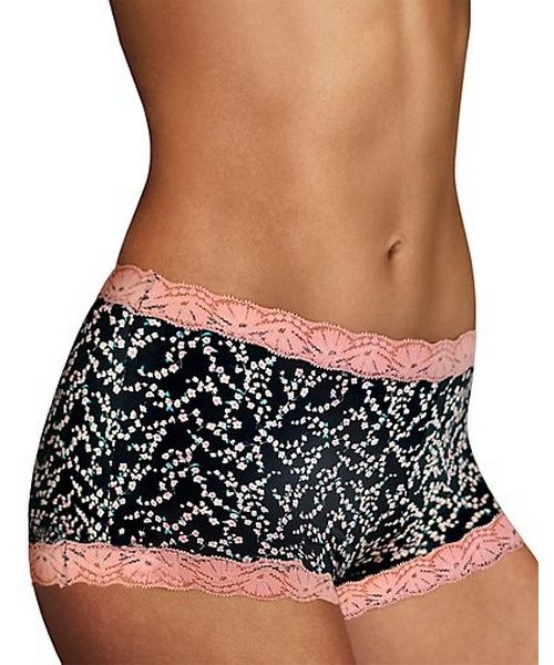 Fingerhut - Maidenform Women's Cotton & Lace Boyshort