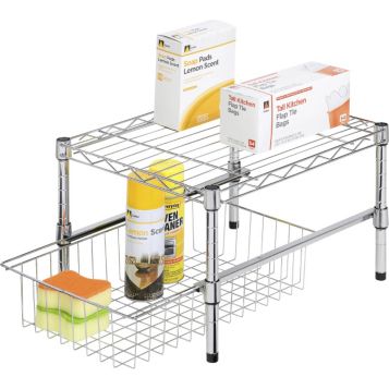 Fingerhut - Over-the-Sink Organizer Shelf