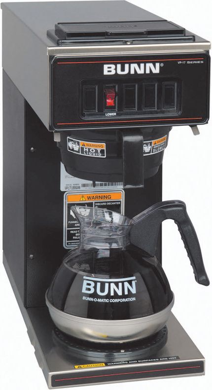 Bunn 12-Cup Pourover Brewer, Stainless Steel