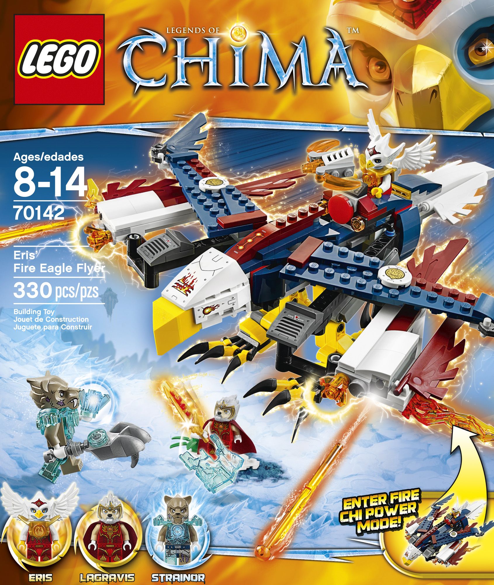 Fingerhut LEGO CHIMA Eris Fire Eagle Flyer 330 Pc. Set