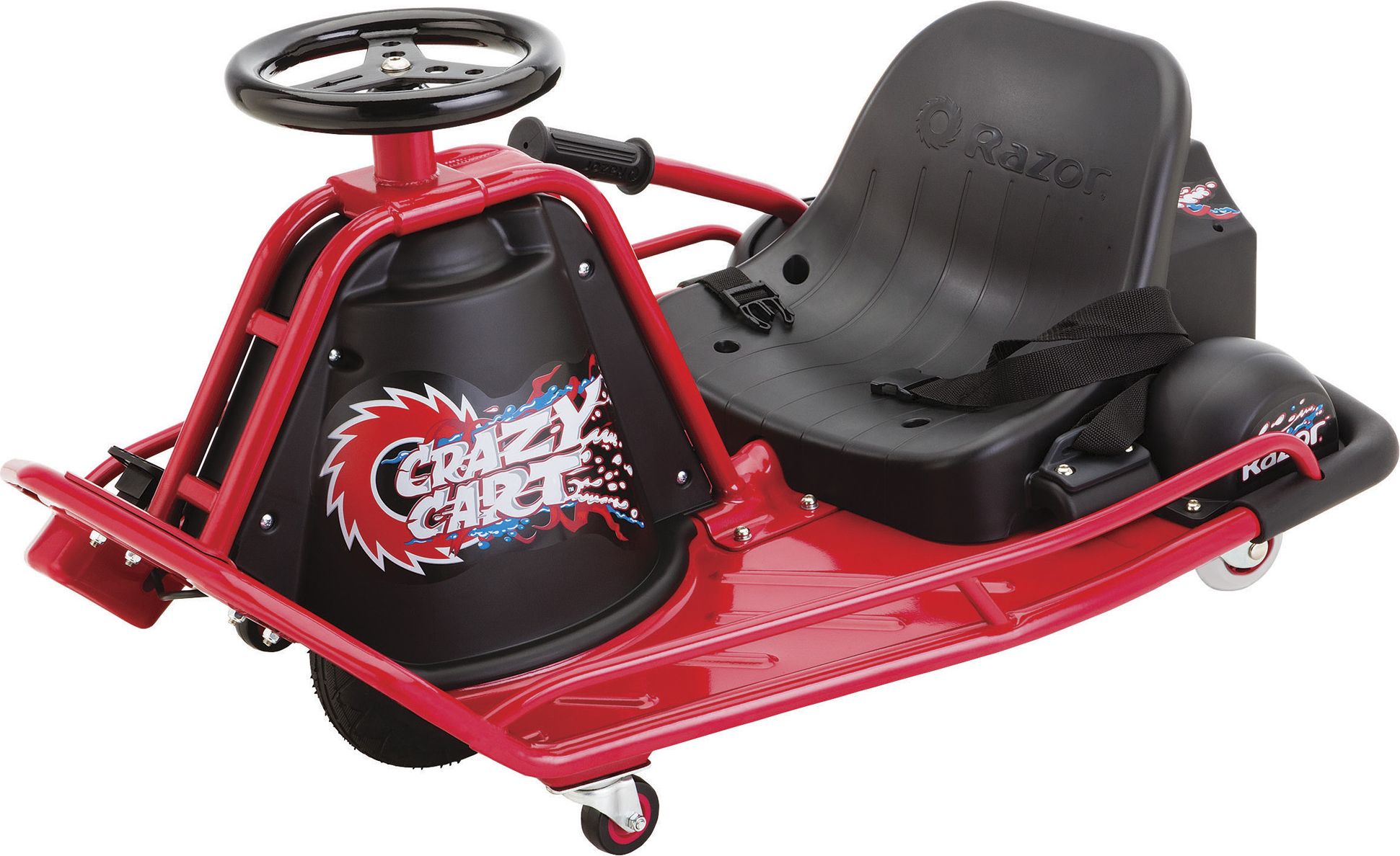 Fingerhut - Razor Crazy Cart 12V Electric Go-Kart