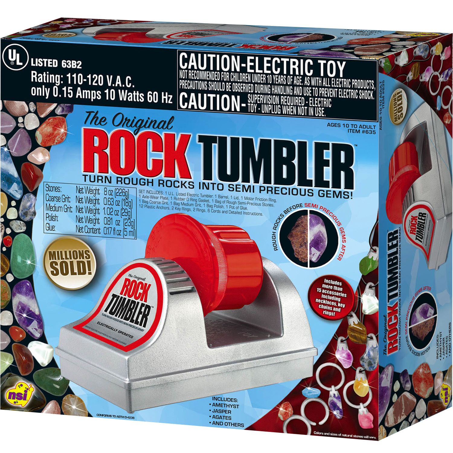 Fingerhut - Original Rock Tumbler Kit