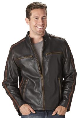 black rivet motorcycle jacket