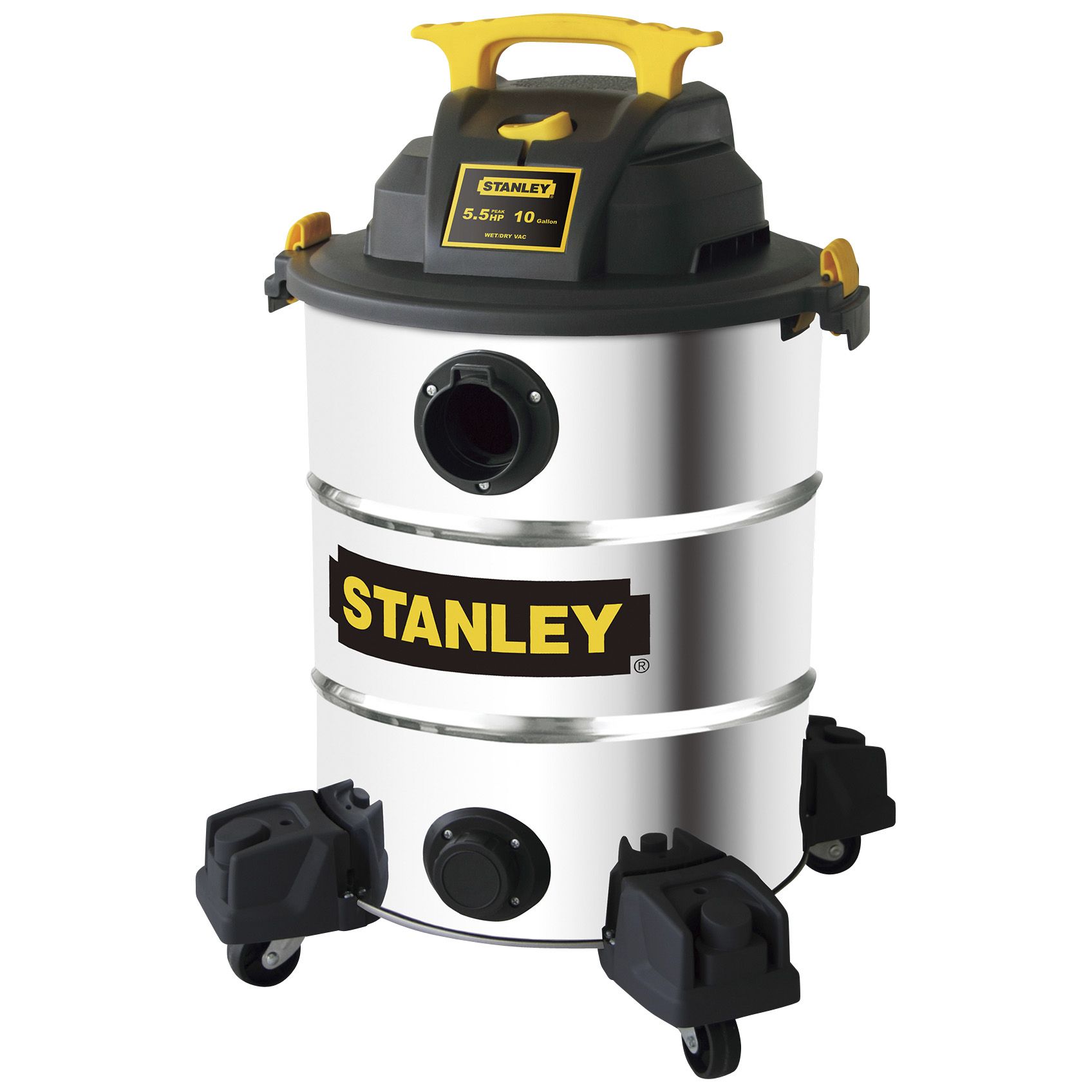Fingerhut - Stanley 10-Gallon Wet/Dry Vacuum