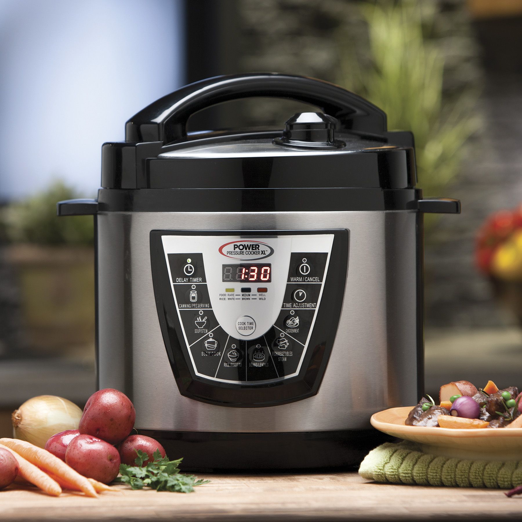 Power Pressure Cooker XL with Cookbook