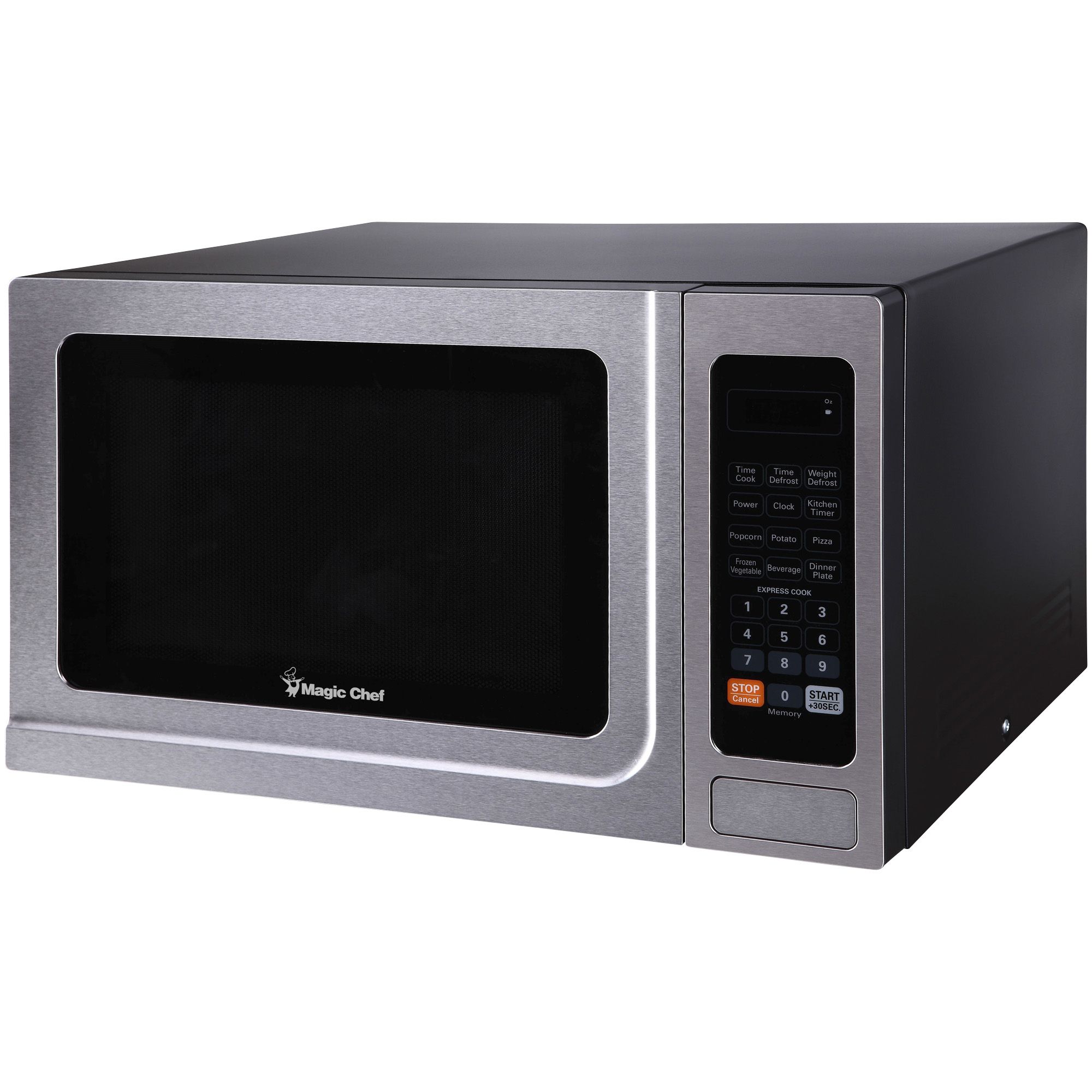 Magic Chef 1.1 cu. ft. Countertop Microwave in Stainless Steel