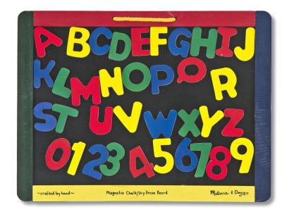 melissa and doug magnetic chalk and dry erase board