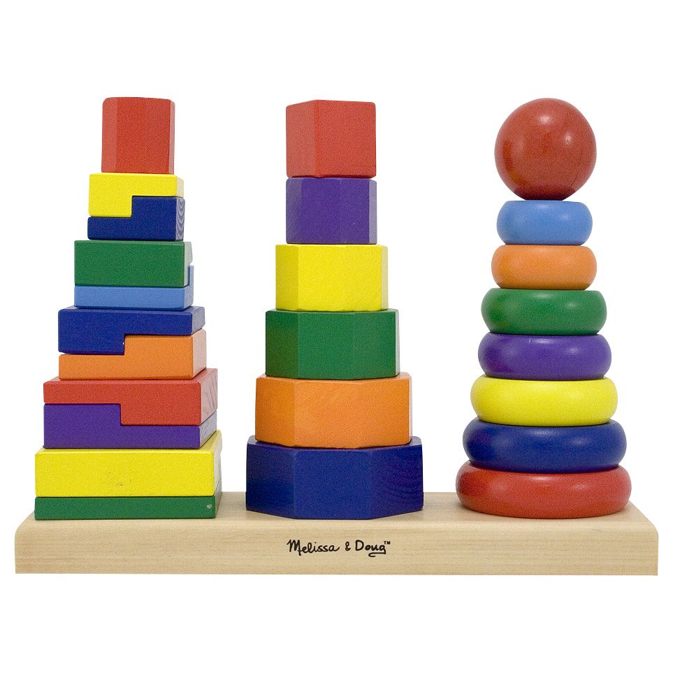 Geometric stacker cheap toddler toy