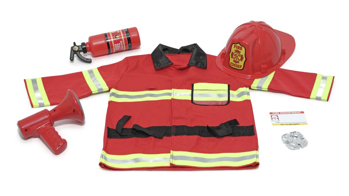 Melissa and cheap doug fire costume