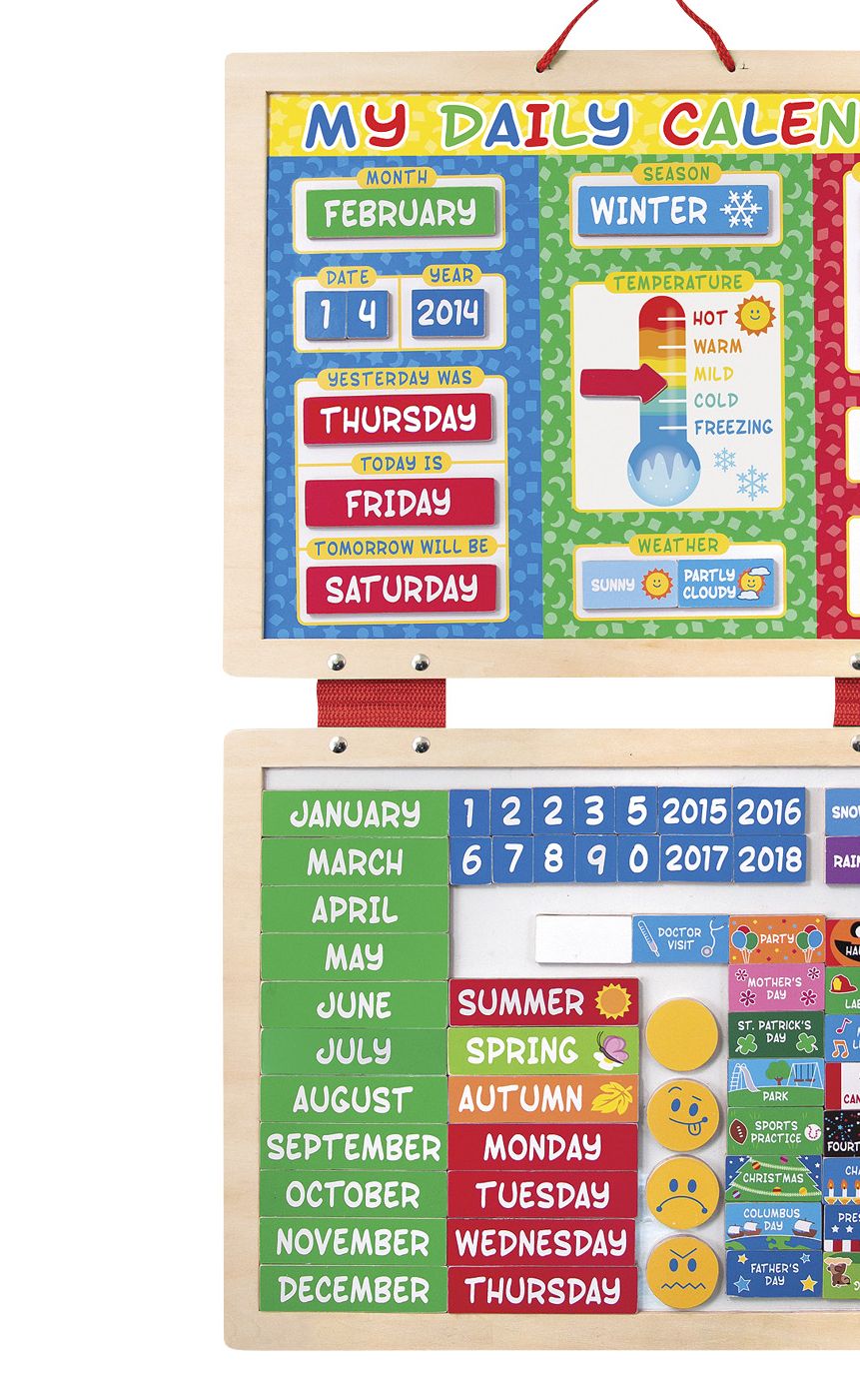 Melissa and doug cheap my magnetic daily calendar