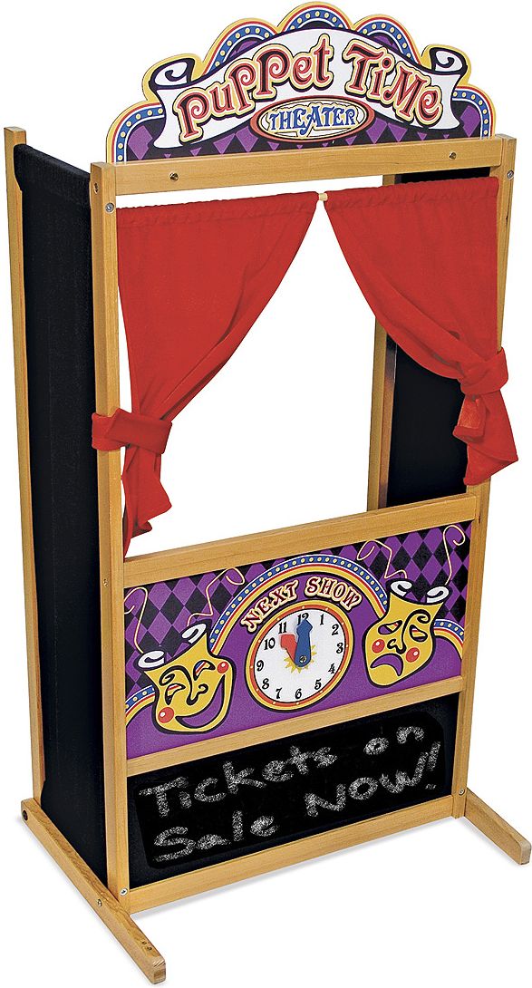 Melissa and store doug puppet show