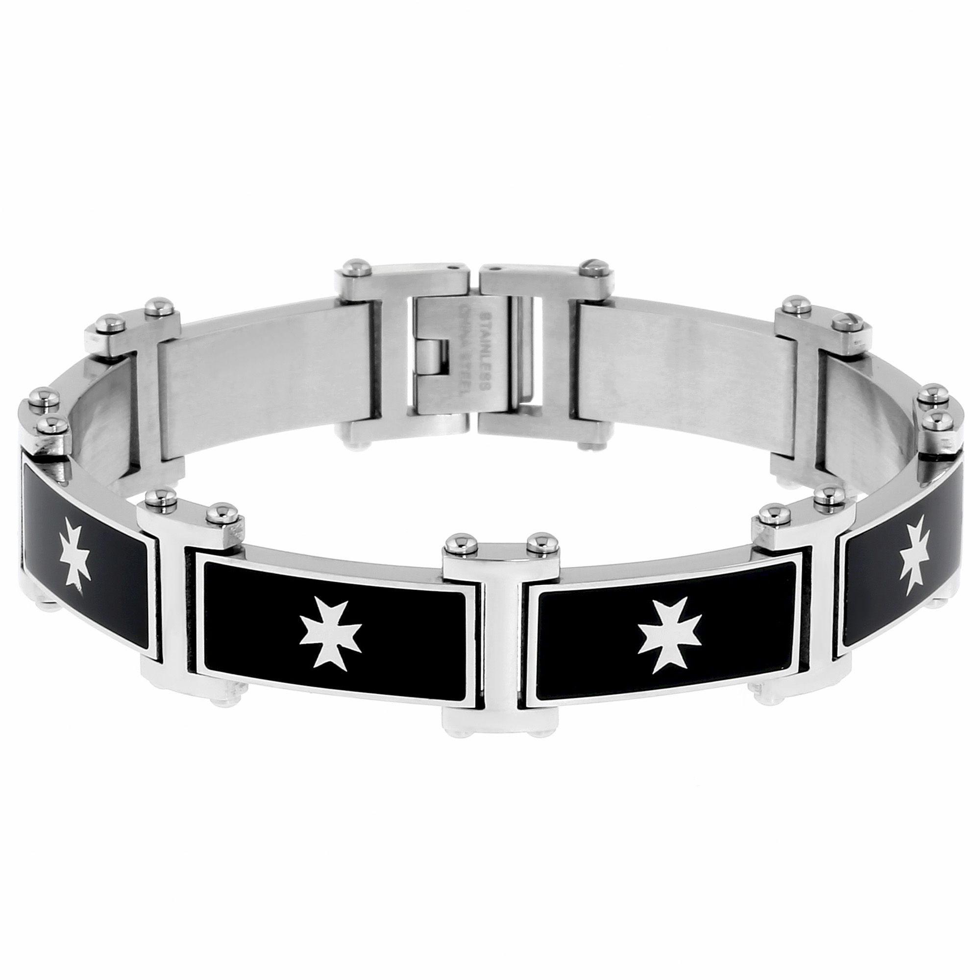 Men's Maltese Cross Bracelet