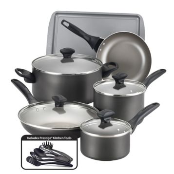 Fingerhut - Farberware Style 10-Pc. Nonstick Aluminum Cookware Set