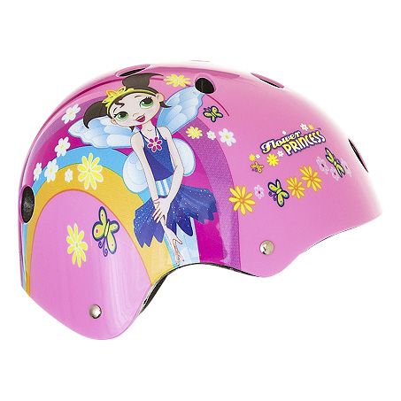 Fingerhut Titan Flower Princess Youth Bike Helmet