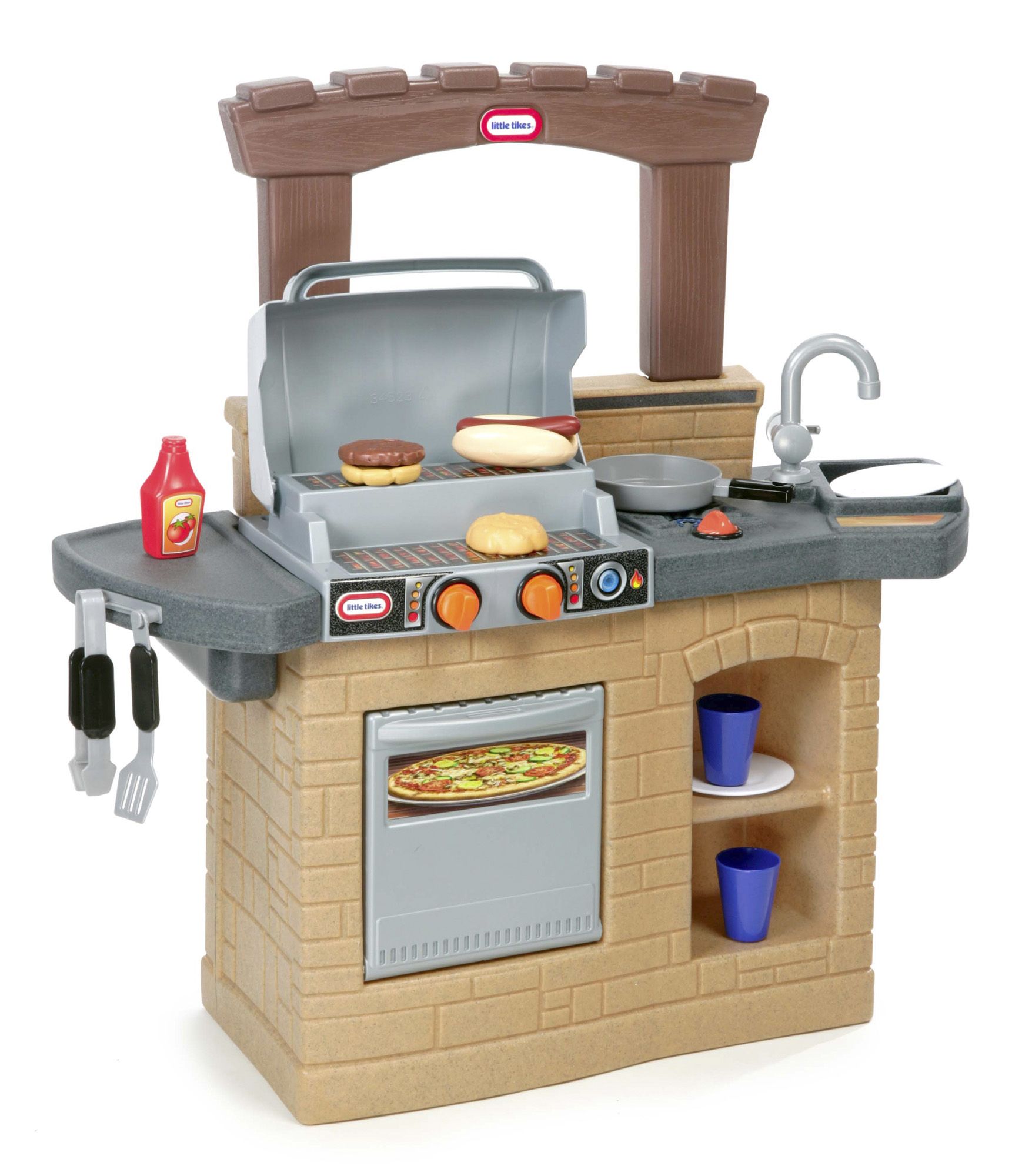 Little tikes cheap kitchen with bbq