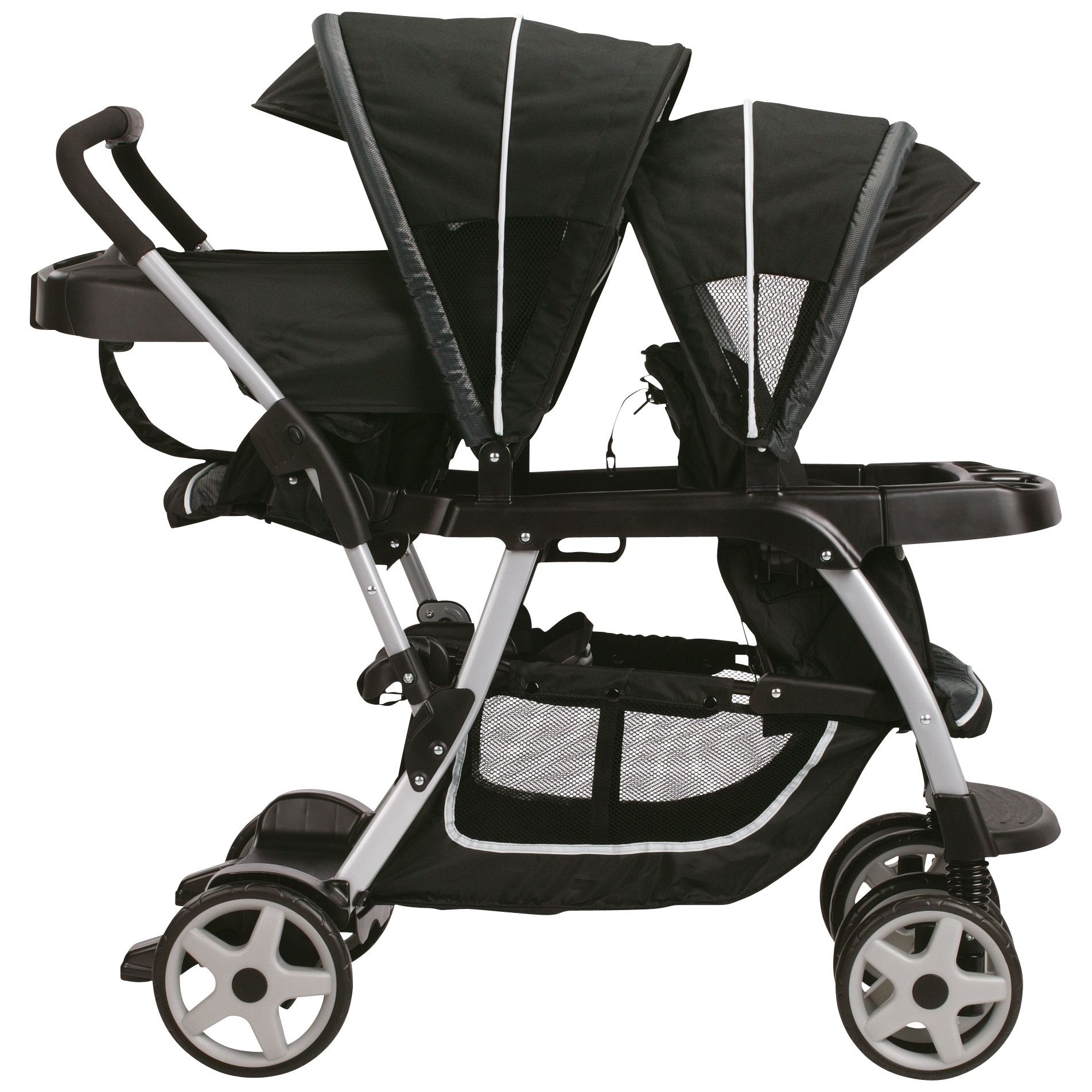 Ready2grow click connect double hot sale stroller