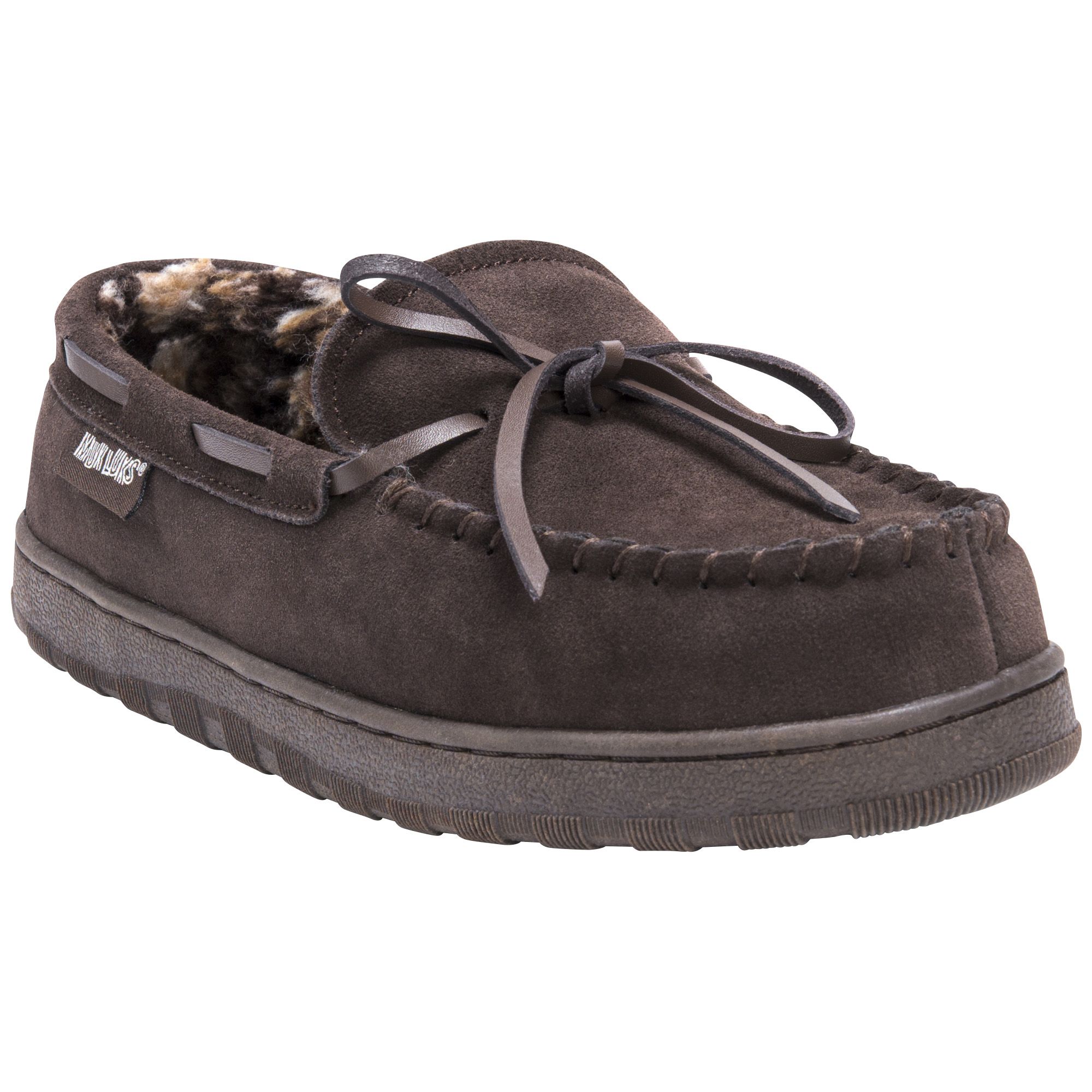 Fingerhut Muk Luks Men s Paul Moccasin Slipper