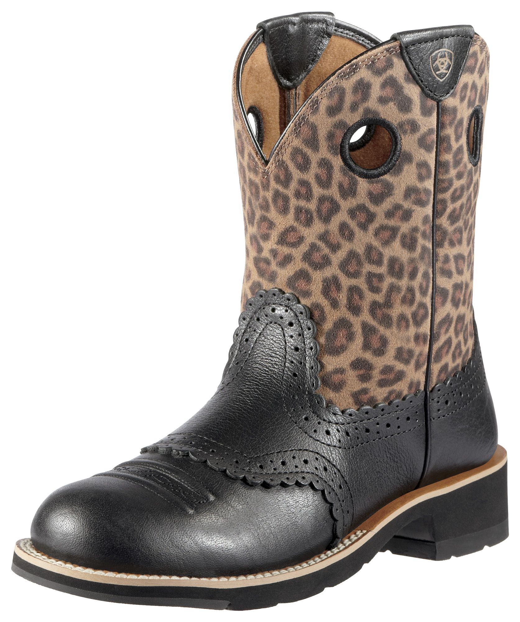 Ariat fatbaby clearance leopard boots