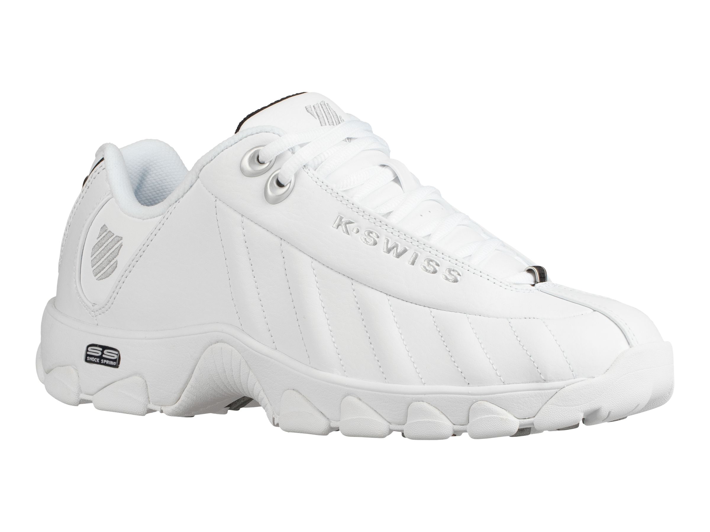 All white k swiss new arrivals