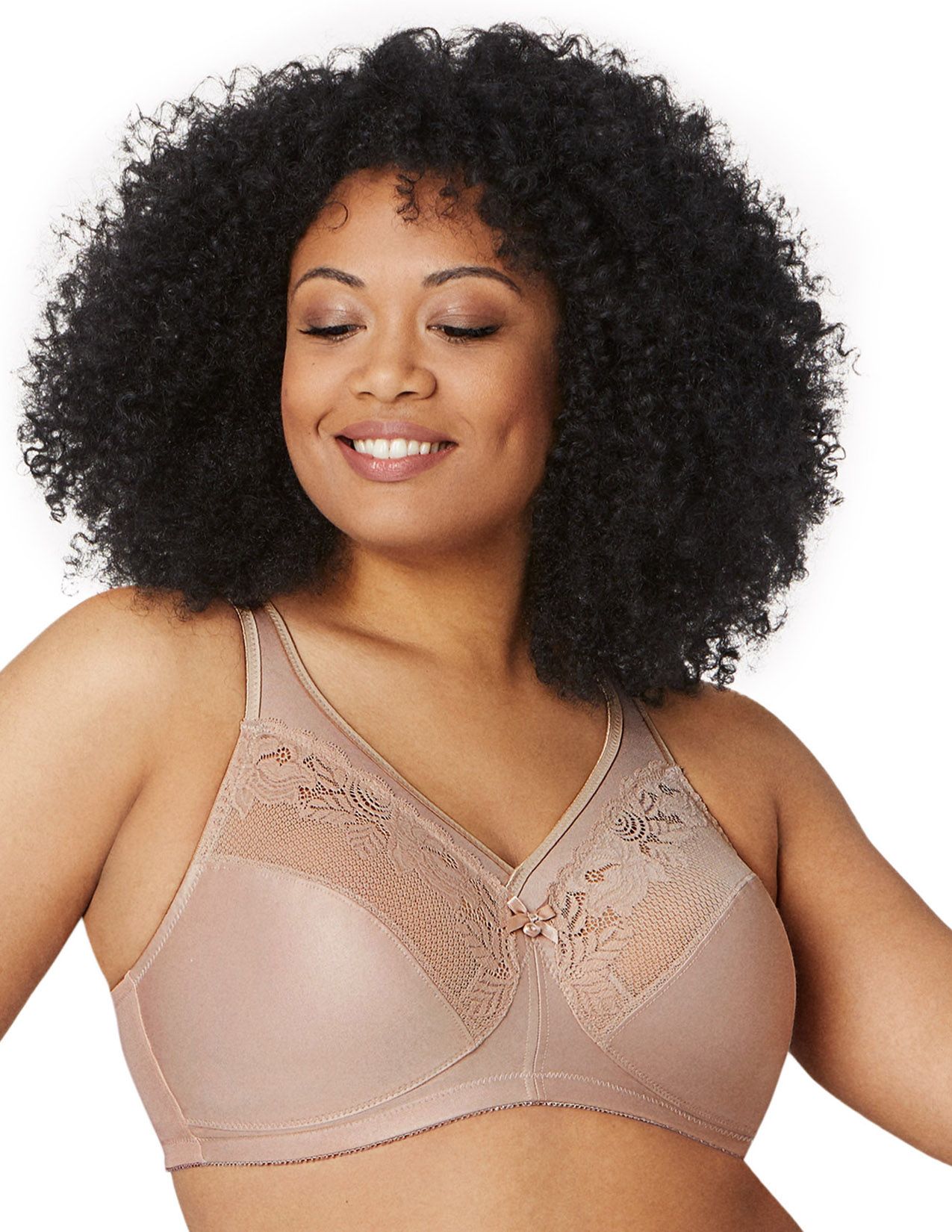 Glamorise Magiclift® Full Figure Support Wireless Unlined Full Coverage Bra -1000-JCPenney