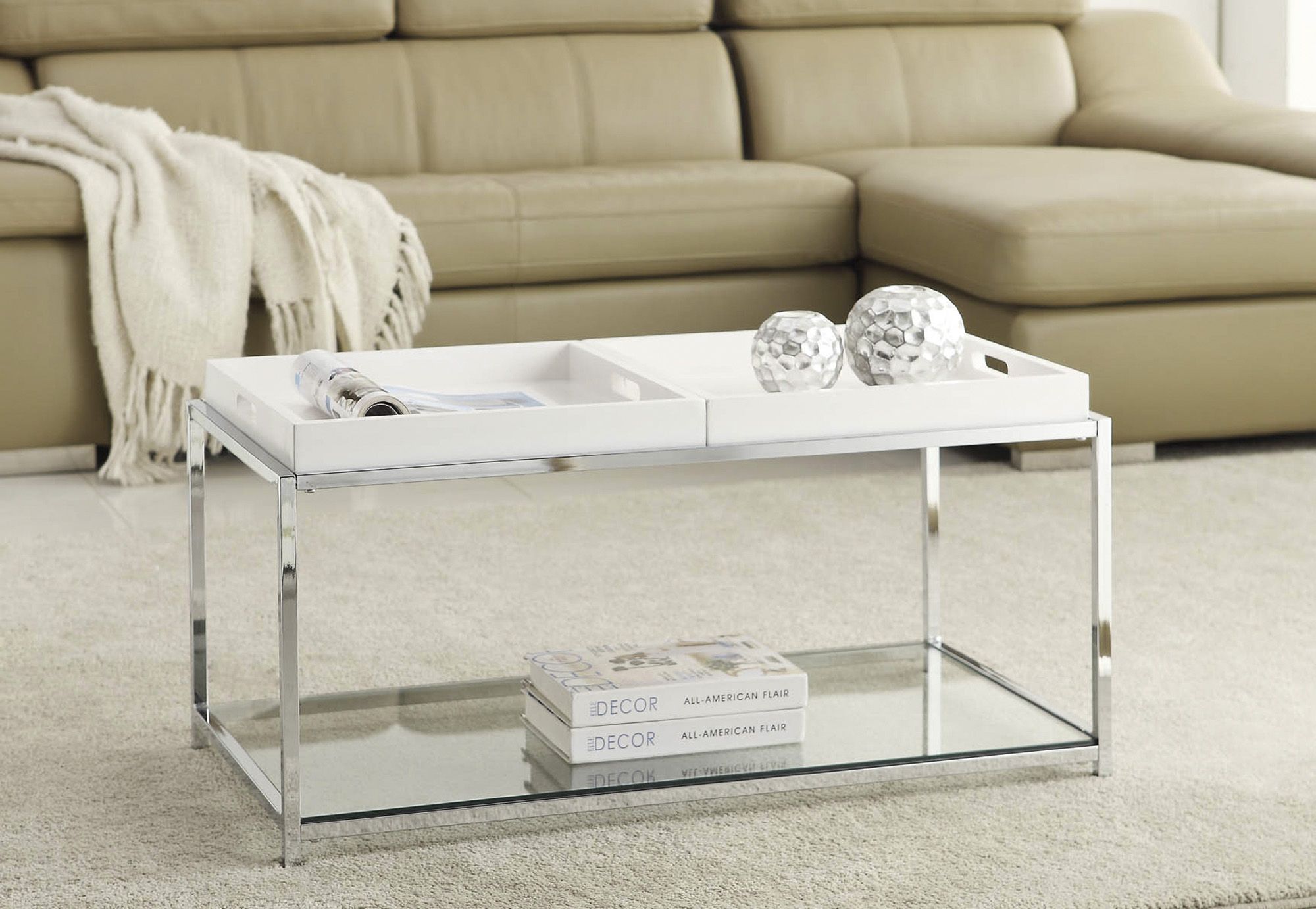 Fingerhut - Convenience Concepts Palm Beach Coffee Table