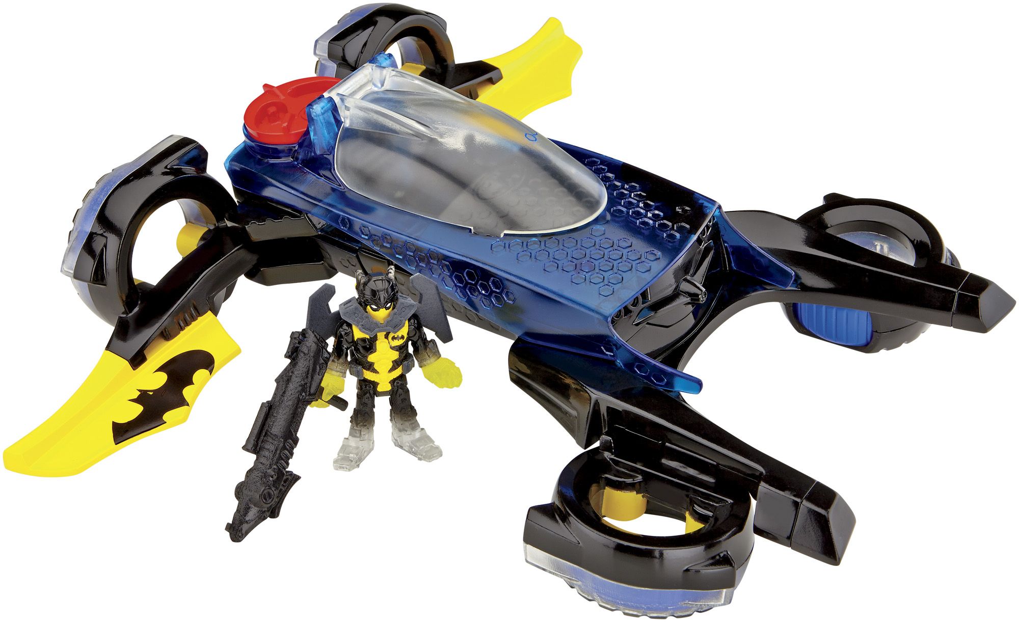 Fingerhut - Imaginext DC Super Friends Transforming Batmobile