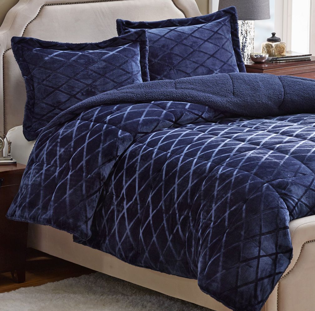 Fingerhut Mcleland Design Embossed 3 Pc Comforter Set King