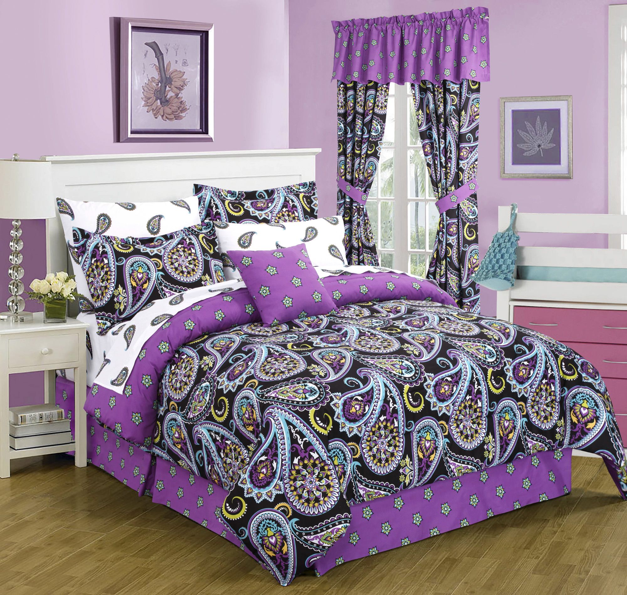 Fingerhut Alcove Zelda 8 Pc Bed Set Queen