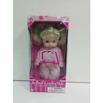 Jesus loves 2024 me doll