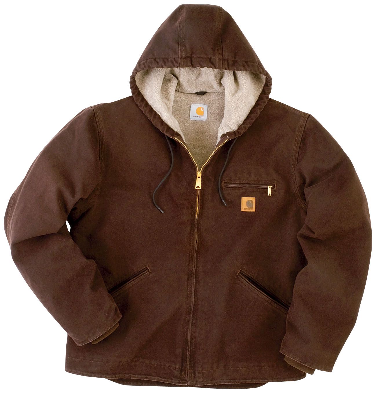 Carhartt Men's Sierra Jacket Sherpa Lined Sandstone