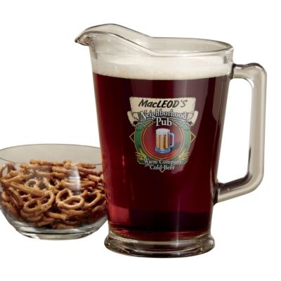 Personalized Neighborhood Pub Pitcher