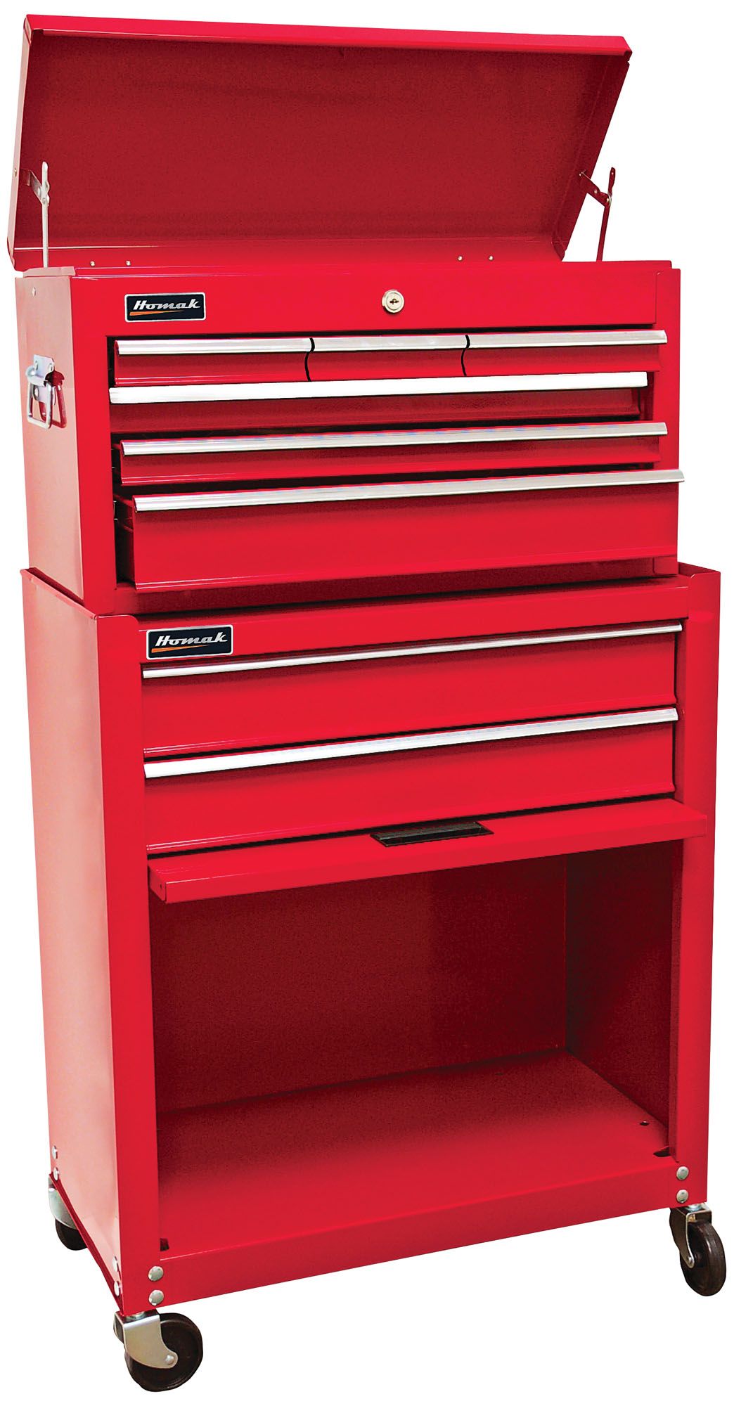 PRO SERIES - 8 DRAWER / 1 DOOR ROLLING TOOL CABINET 