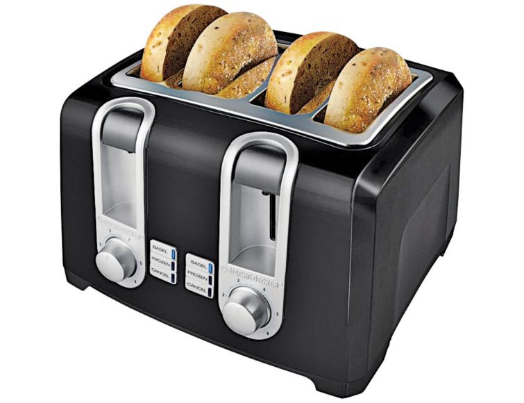 Fingerhut - Black & Decker Spacemaker 4-Slice Toaster Oven