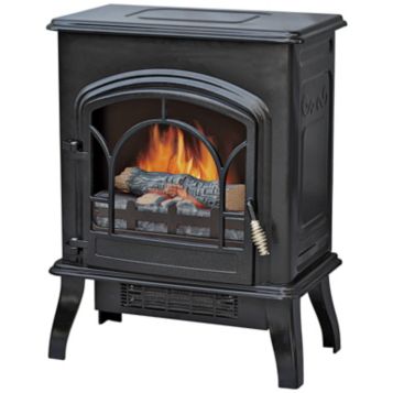 Fingerhut - Freestanding Compact Electric Fireplace Heater