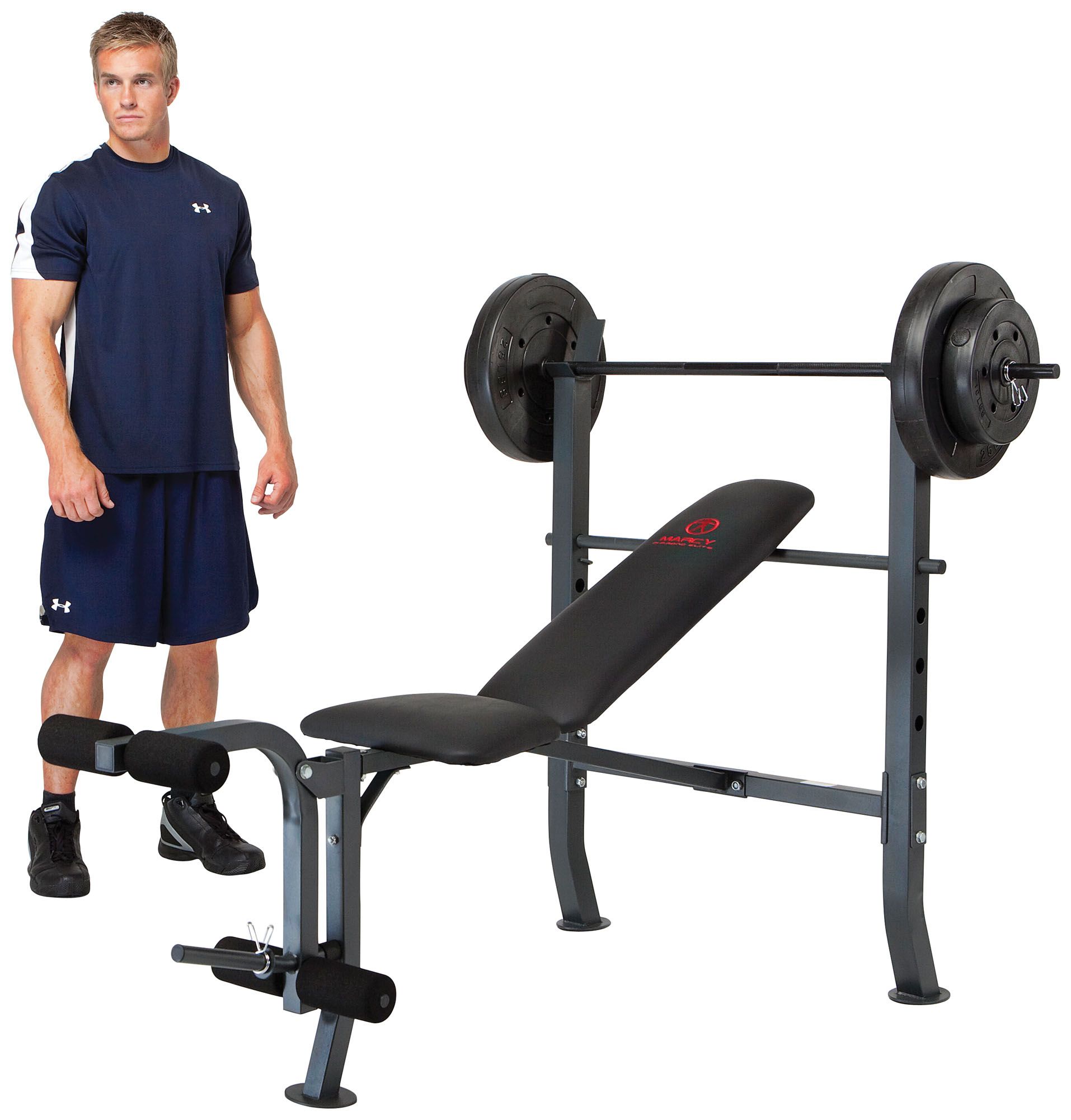 Fingerhut Marcy Diamond Weight Bench Set