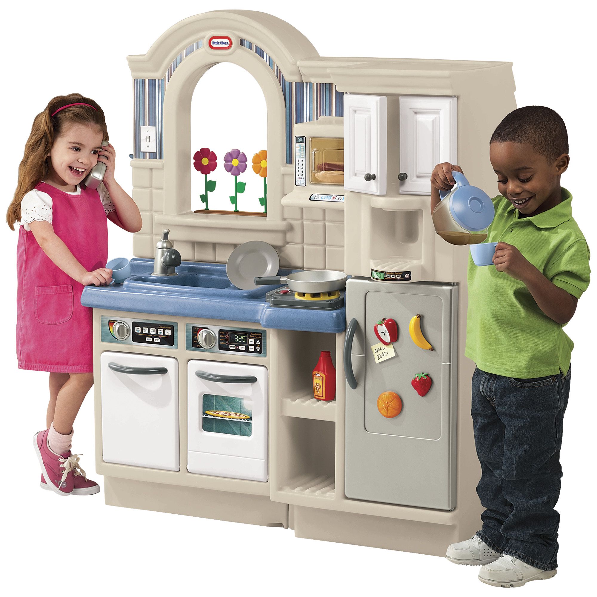 Little tikes kitchen set sales with grill