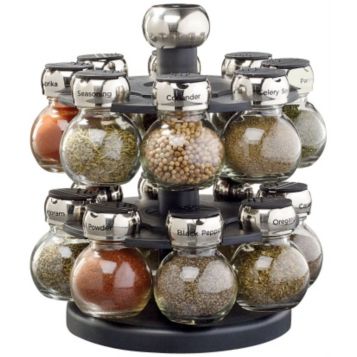 Olde thompson 16 jar spice online rack