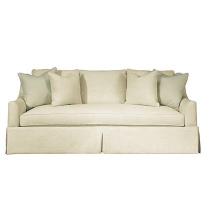 Sutton Skirted Sofa From The Upholstery, Hickory Chair Sutton Skirted Sofa